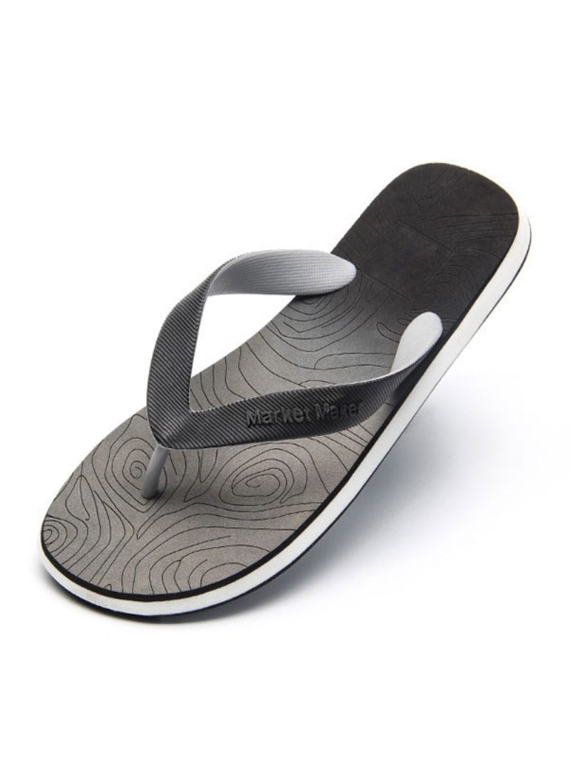 Miesten Sandaalit Slip-on Pvc-ylempi Eva-pohja - Harmaa