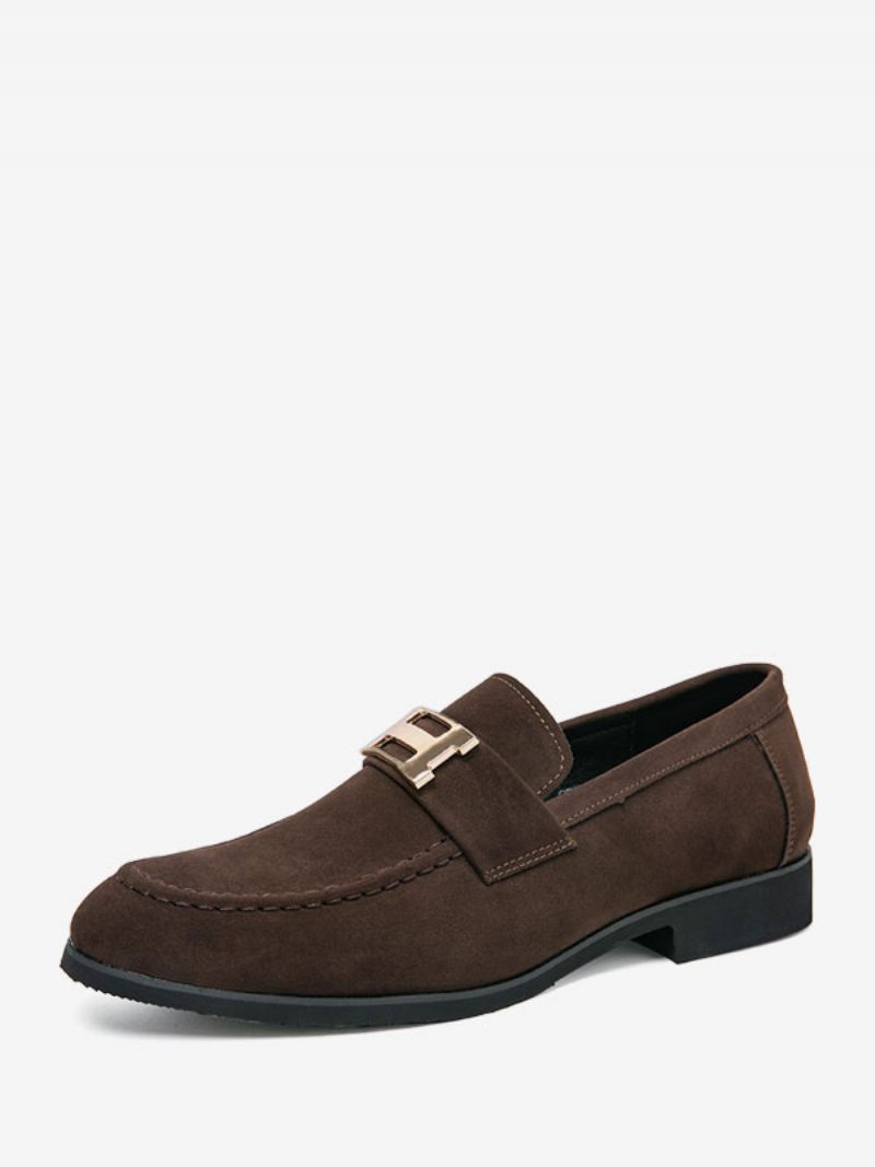 Miesten Loafer-kengät Pu-nahkainen Munkkihihna Slip-on Prom Party -kengät