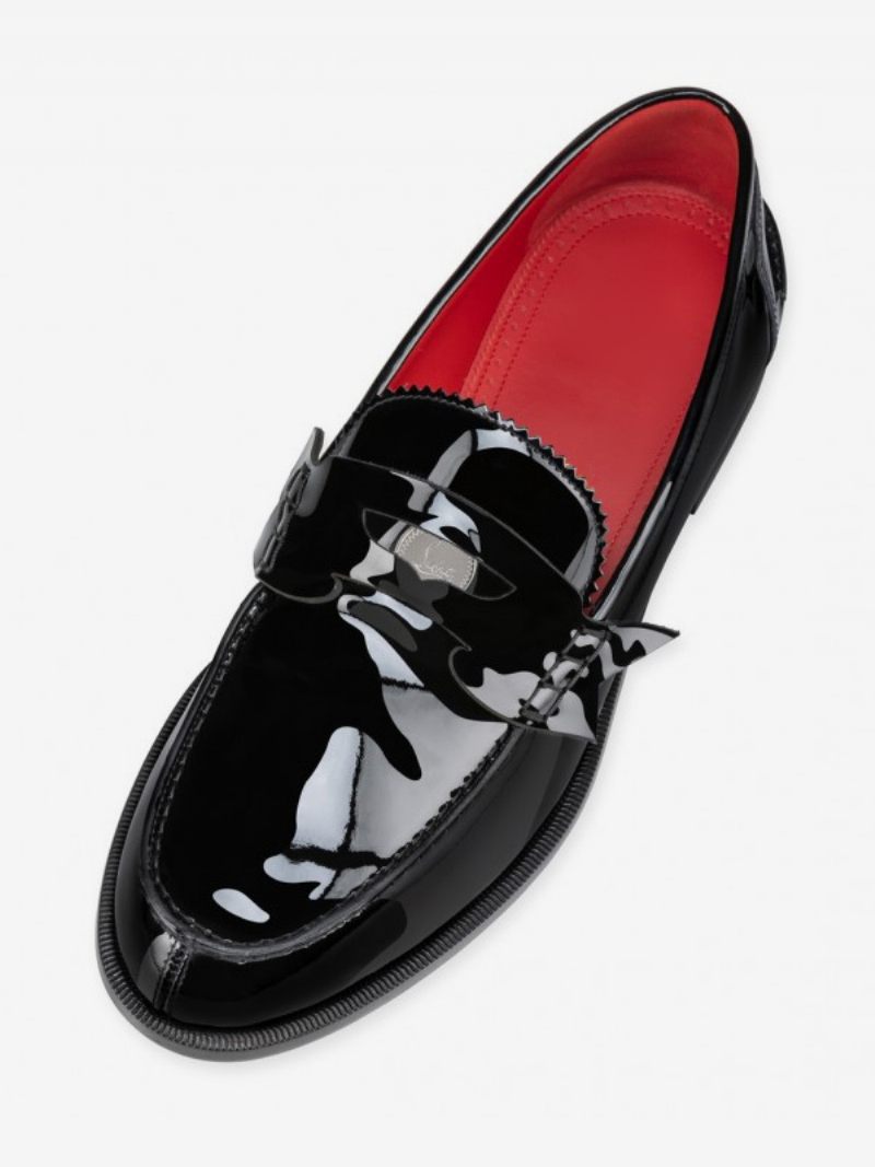 Miesten Loafer-kengät Top-tikkaus Musta Penny Black Loafers Wedding Prom -kengät - Musta