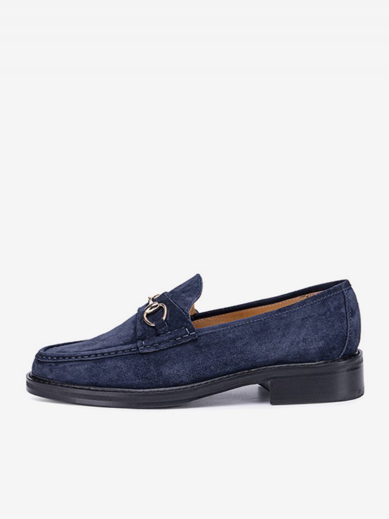 Miesten Skin Slip-on Loafer Kengät Prom Hääkengät - Sininen