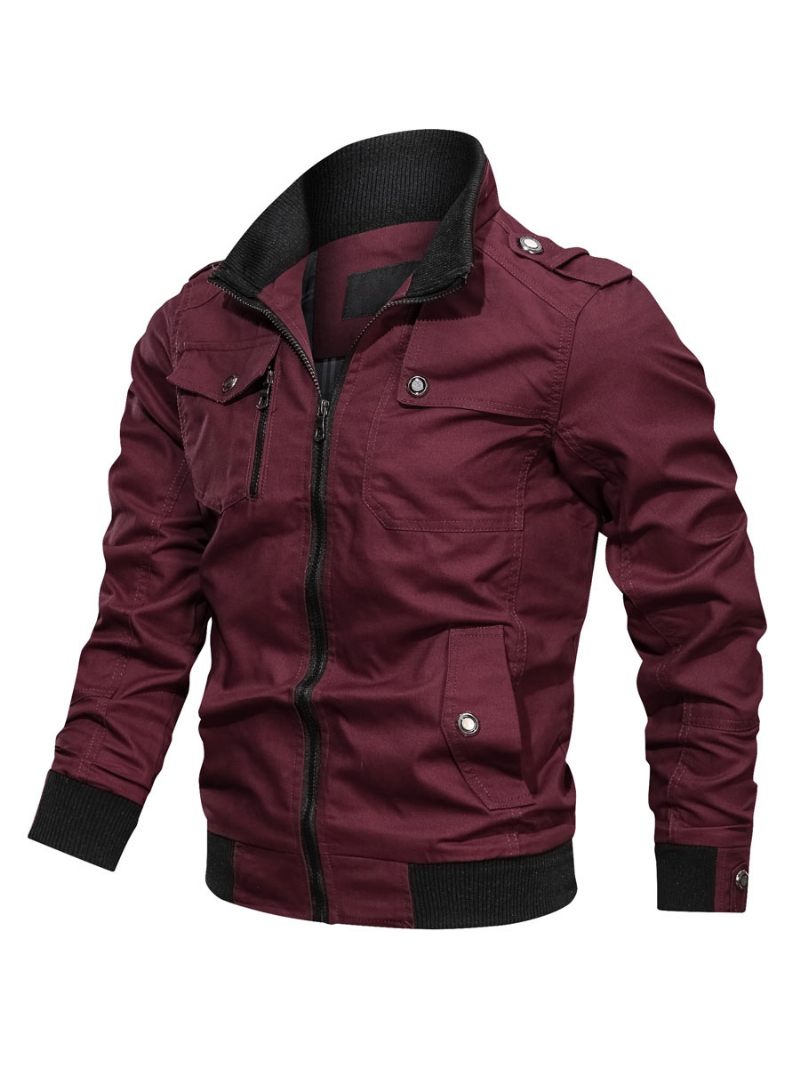 Miesten Takit Ja Chic Burgundy Green Modern - Burgundy