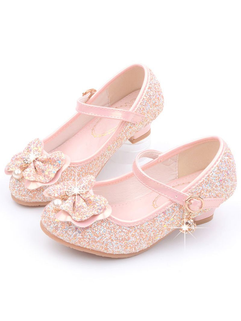 Kukka Tyttö Kengät Glitter Flower Mary Jane Flats