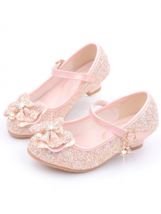 Kukka Tyttö Kengät Glitter Flower Mary Jane Flats