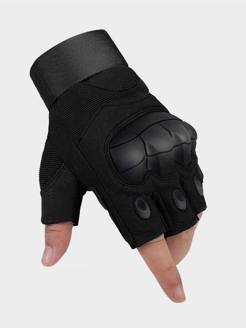 Miesten Käsineet Mukavat Polyesteri Hunter Green Gloves - Musta