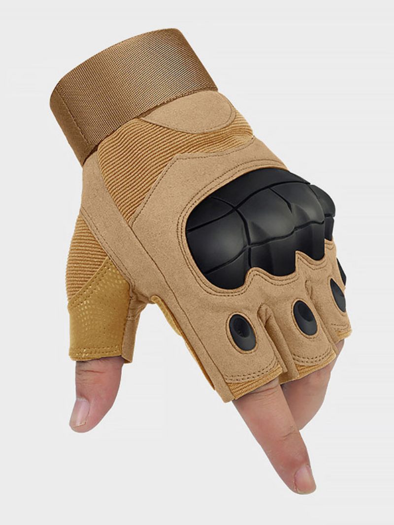 Miesten Käsineet Mukavat Polyesteri Hunter Green Gloves - Khaki