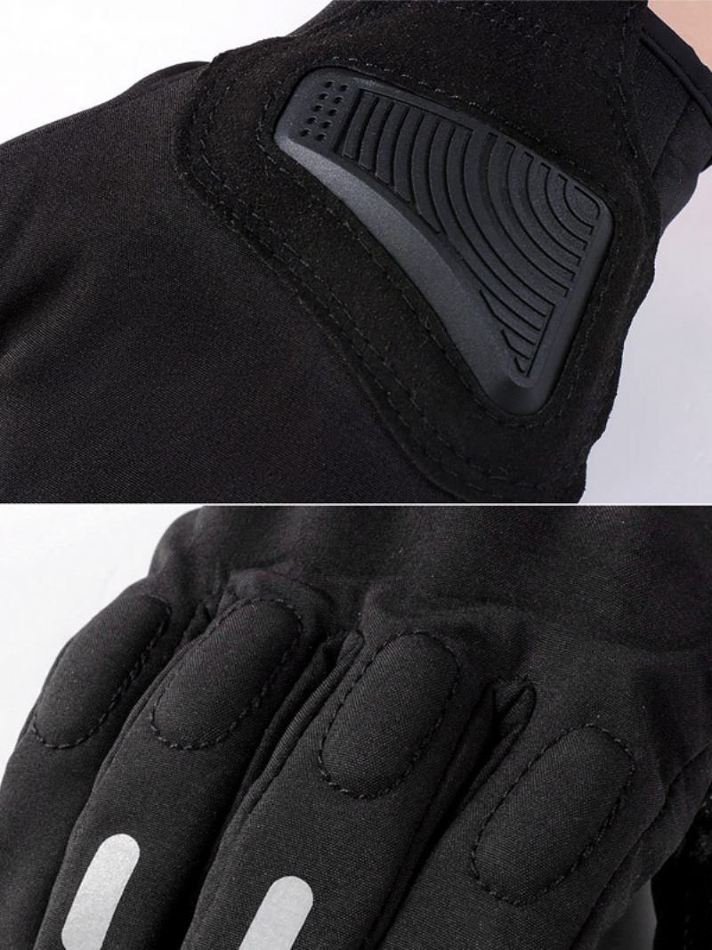 Miesten Kilpapyöräily Kiipeily Vaellus Blend Unisex Accessory Gloves - Musta