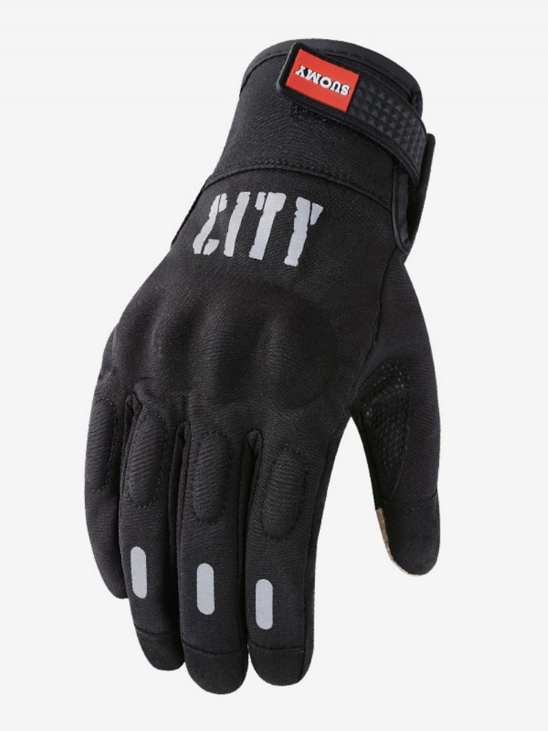 Miesten Kilpapyöräily Kiipeily Vaellus Blend Unisex Accessory Gloves - Musta