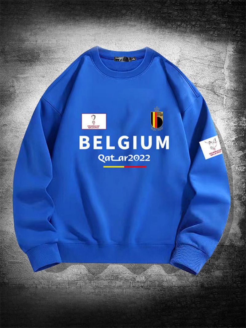 Belgian Team Sweatshirt Miesten Toppi - Sininen