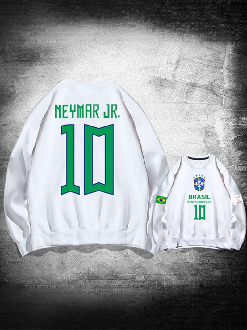 Brasilia Harjoituspusero Neymar Numero 10 Miesten Toppi