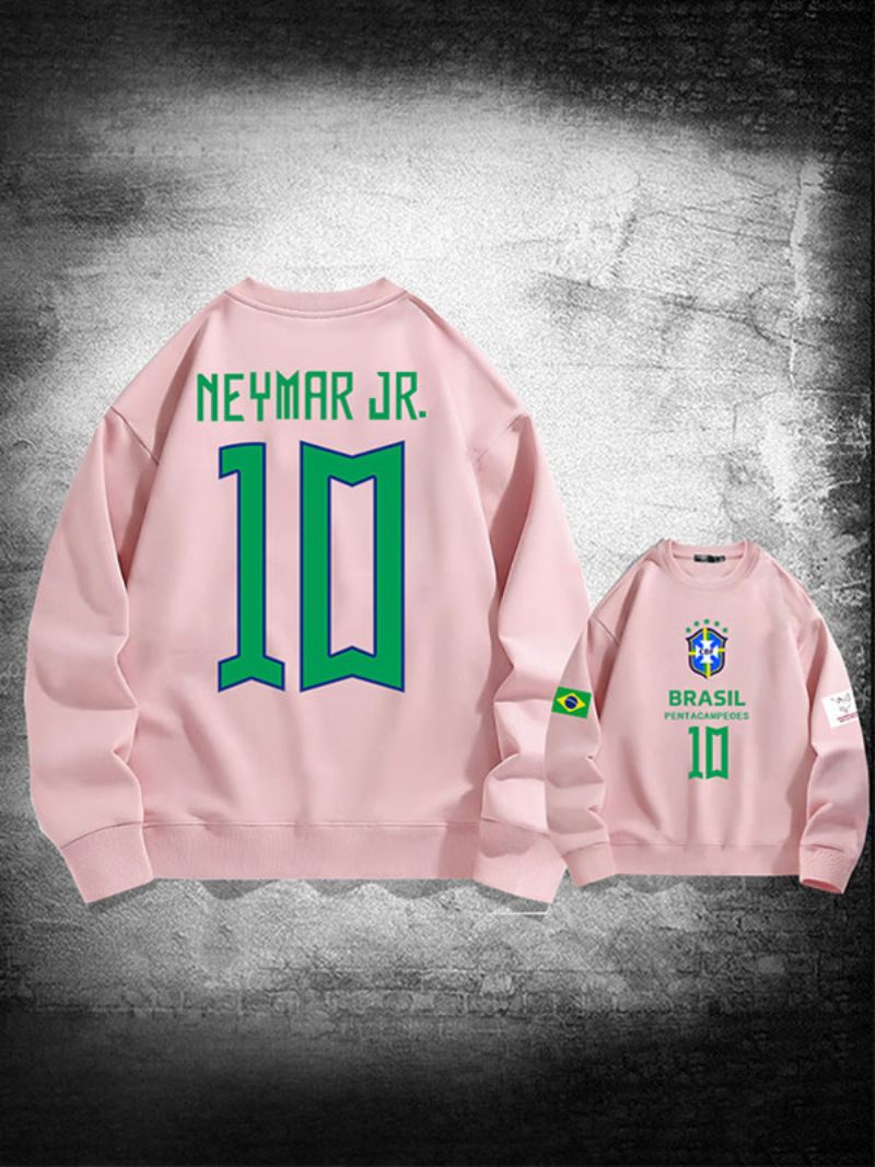 Brasilia Harjoituspusero Neymar Numero 10 Miesten Toppi - Pink