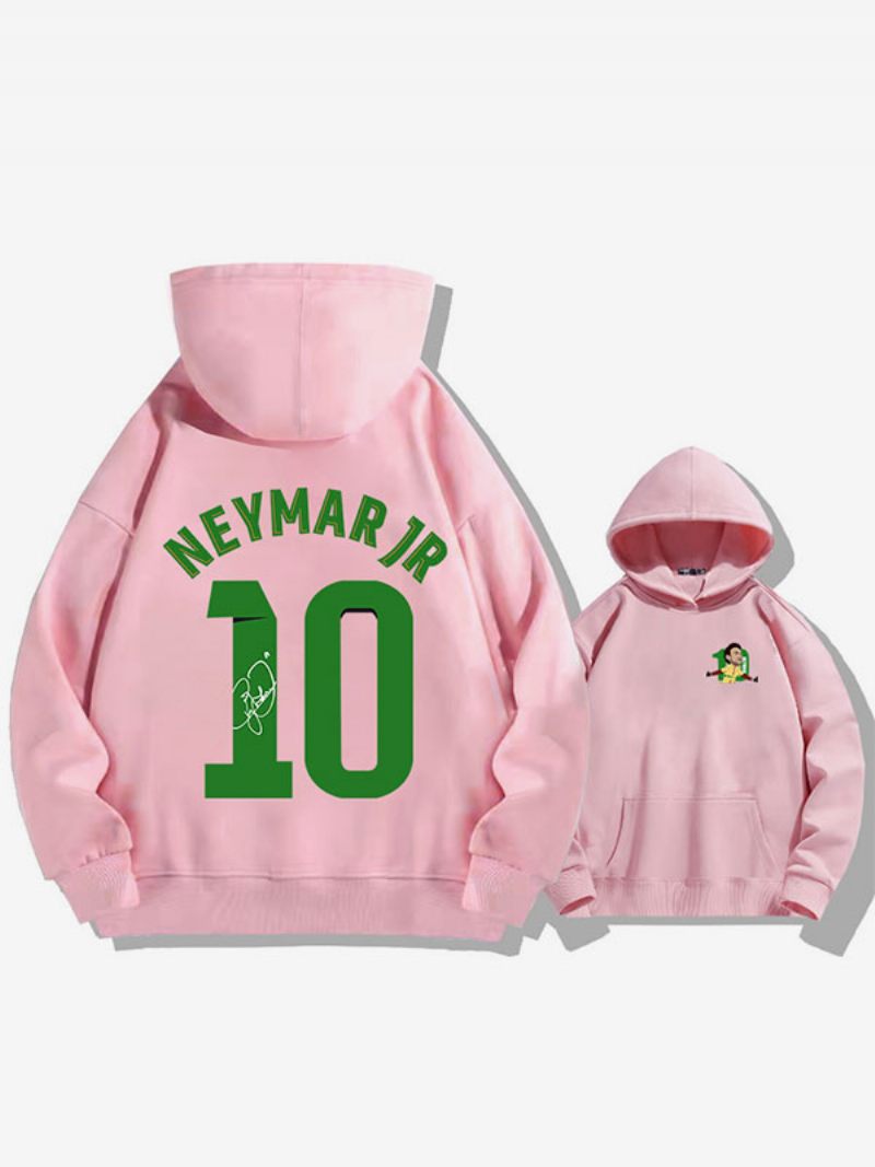 Brasilialainen Harjoitushuppari Neymar Numero 10 Miesten Toppi - Pink