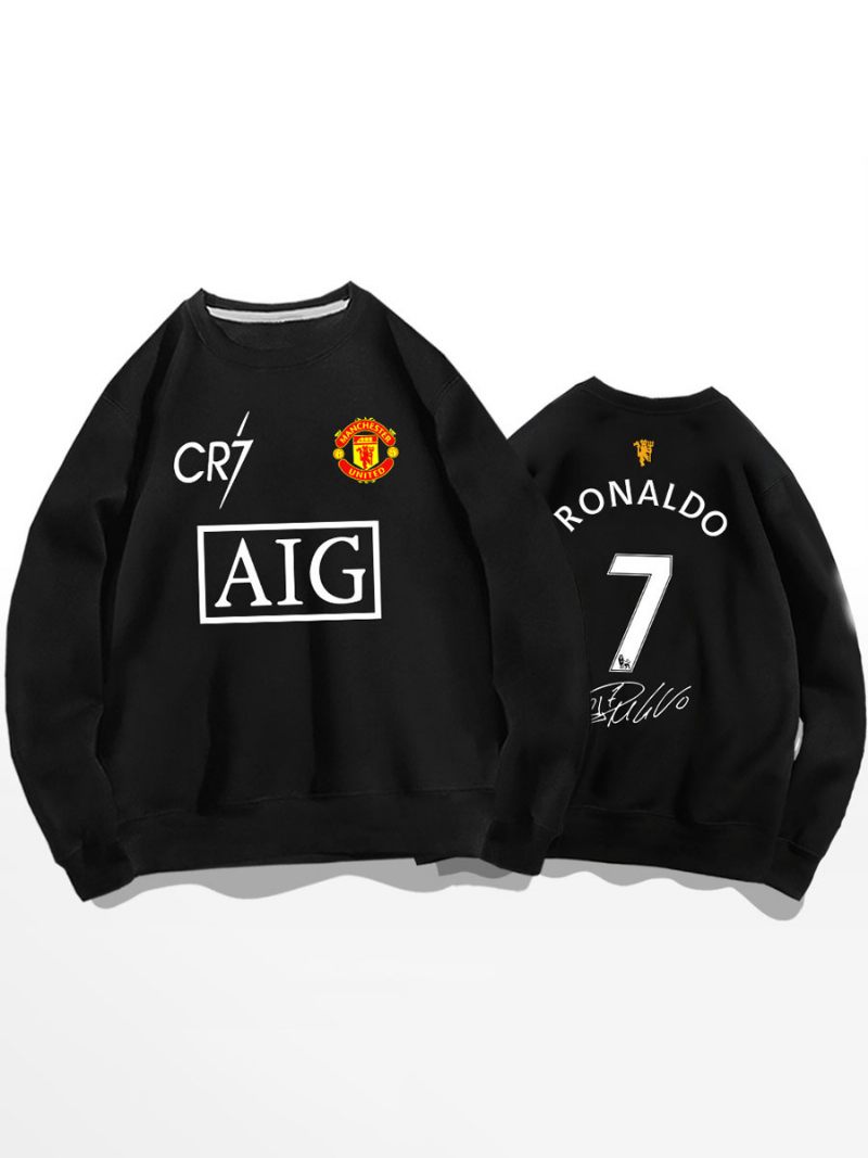 Cristiano Training Sweatshirt Ronaldo Numero 7 Miesten Toppi