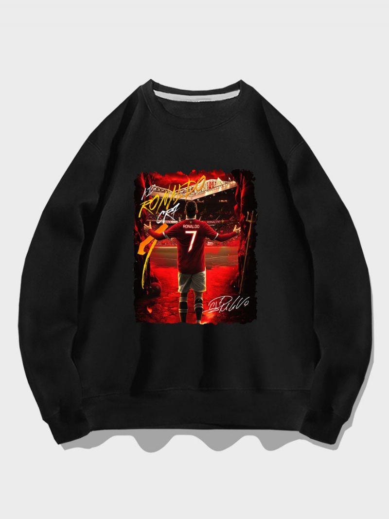 Cristiano Training Sweatshirt Ronaldo Numero 7 Miesten Toppi