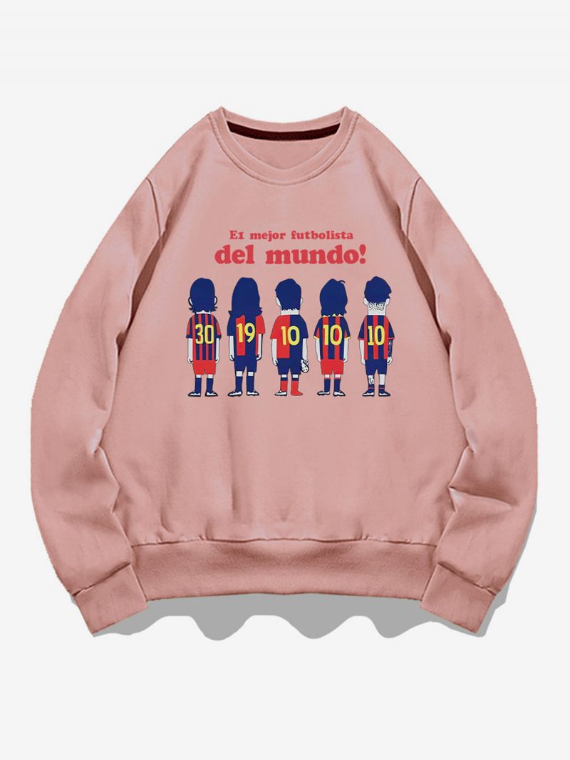 Messi Sweatshirt Miesten Aikuisten Toppi - Pink