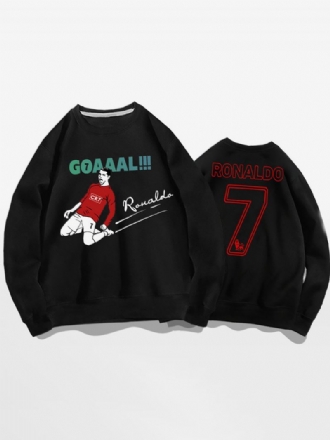 Ronaldo Sweatshirt Miesten Aikuisten Toppi