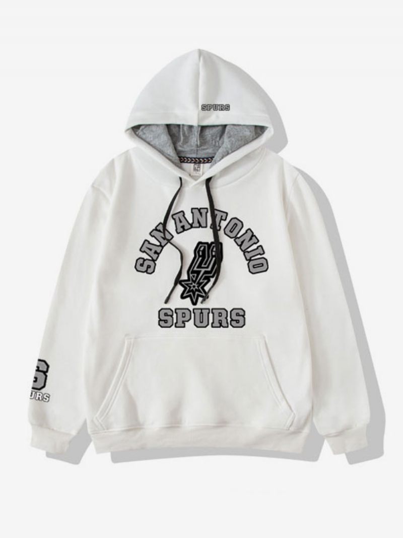 San Antonio Spurs Team Hoodie Miesten Svetaripaita - Valkoinen