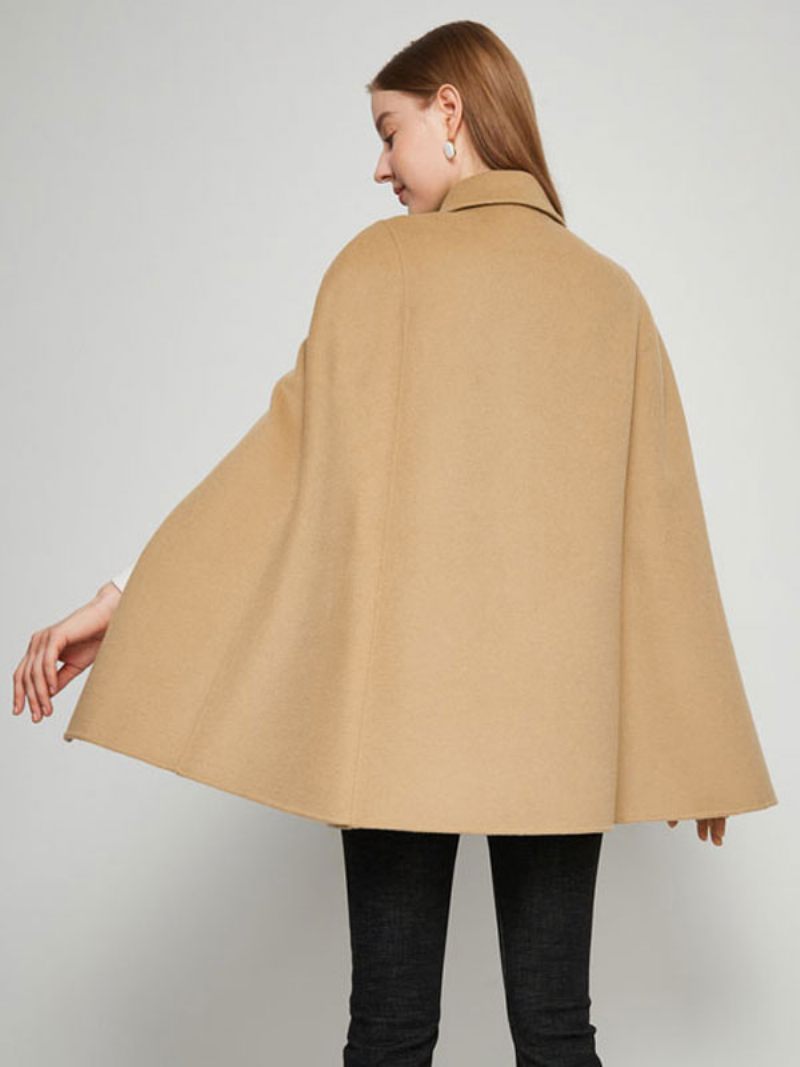 Villainen Poncho-takki Camel Cape -kevään Päällysvaatteet Naisille - Kameli