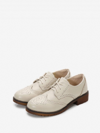 Naisten Lace Up Brogue Wingtips Oxfords