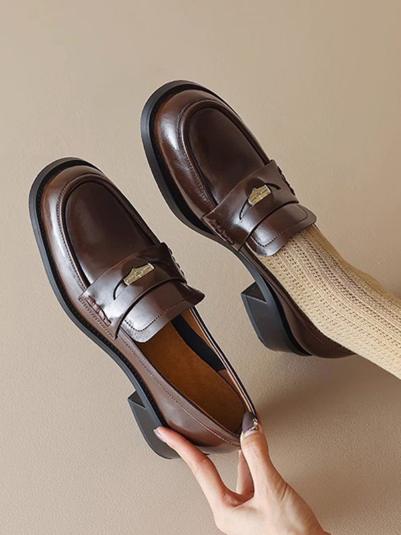 Naisten Ruskeat Loaferit