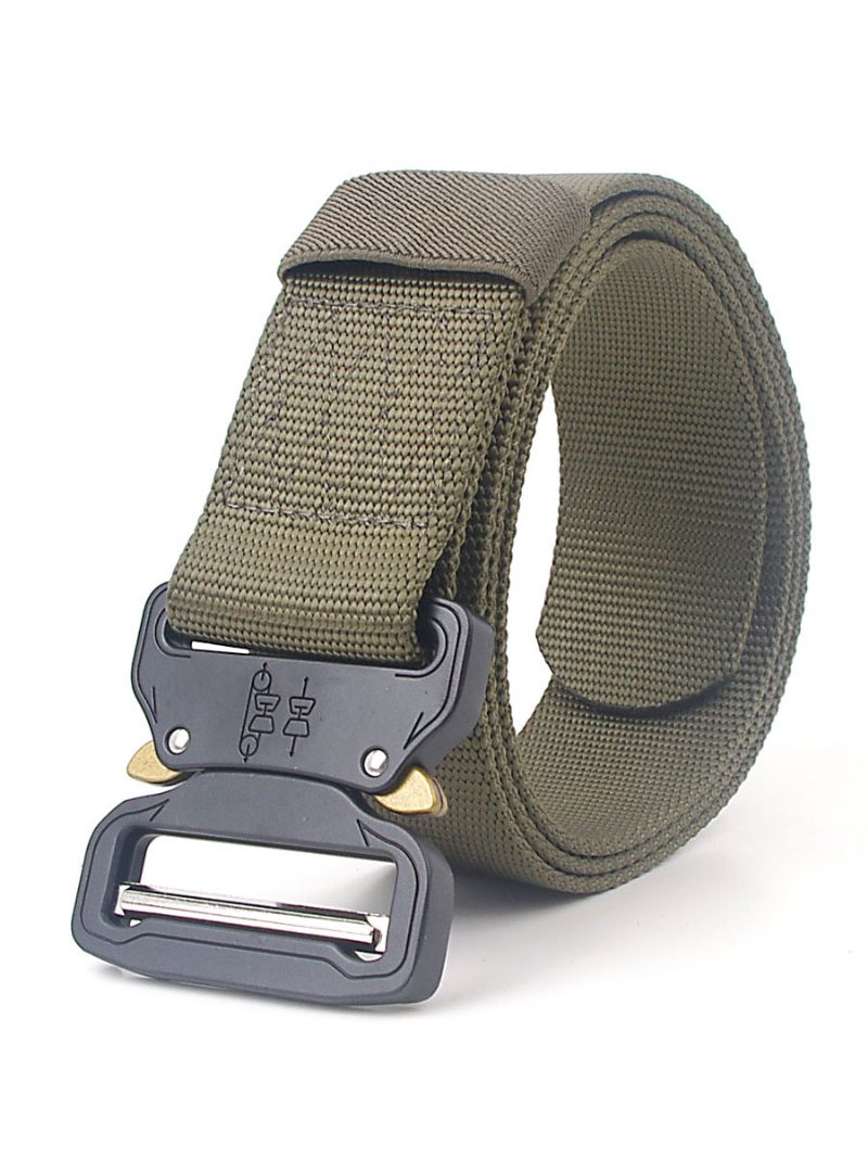 Miesten Vyö Nylon Hunter Green Daily Casual Belt