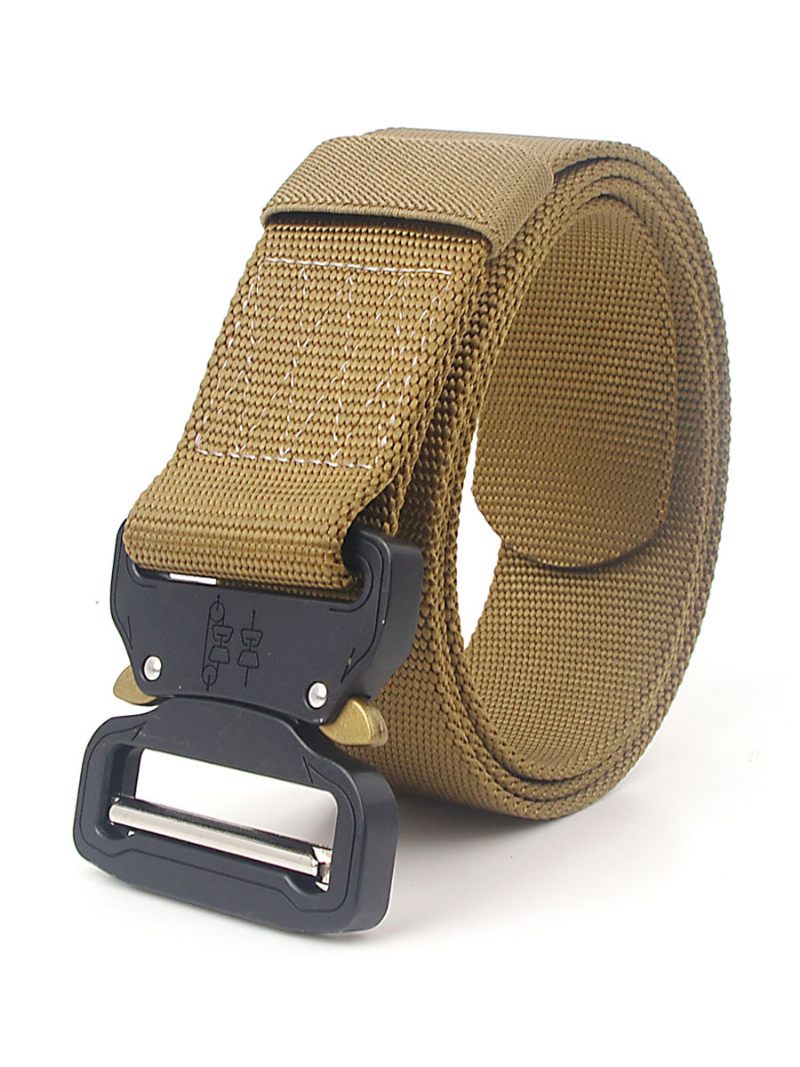 Miesten Vyö Nylon Hunter Green Daily Casual Belt - Khaki