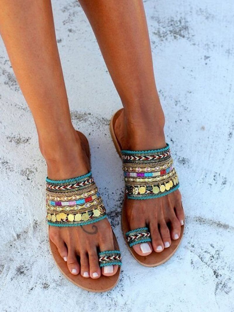 Naisten Rantasandaalit Boho Toe Loop -sandaalit