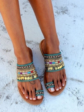 Naisten Rantasandaalit Boho Toe Loop -sandaalit