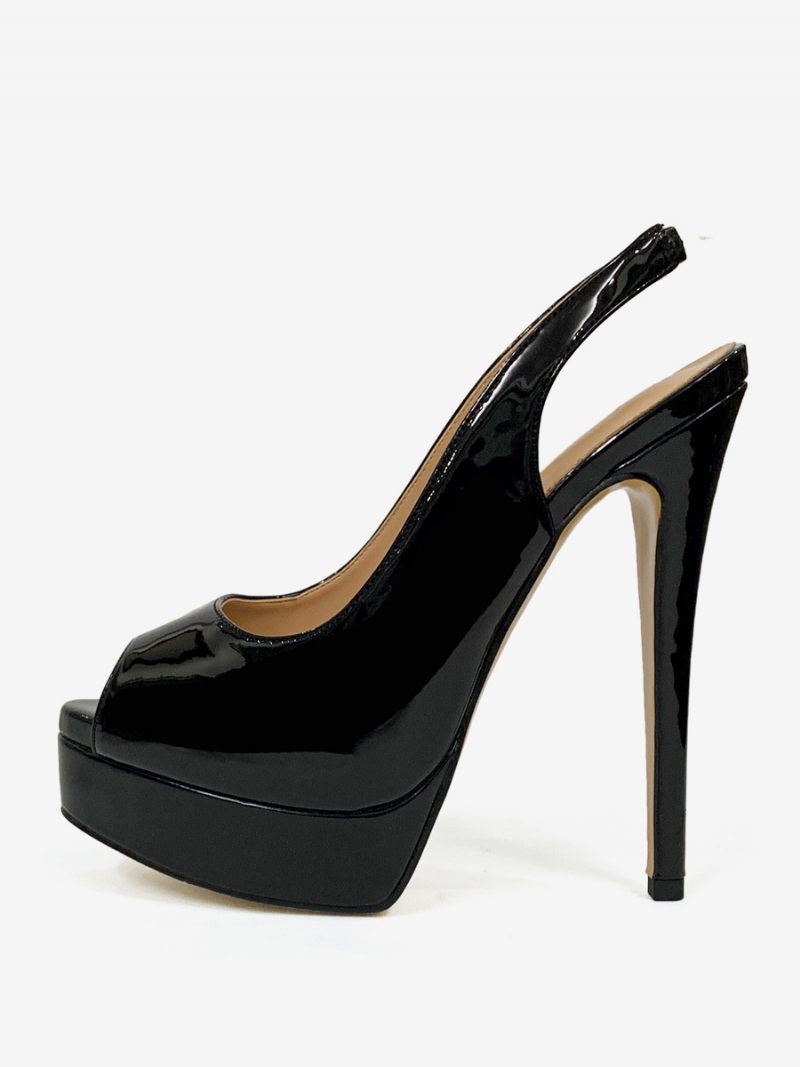 Naisten Korkokengät Peep Toe Platform Stiletto Heel Pumps