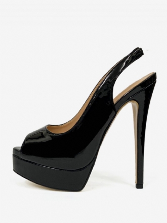 Naisten Korkokengät Peep Toe Platform Stiletto Heel Pumps