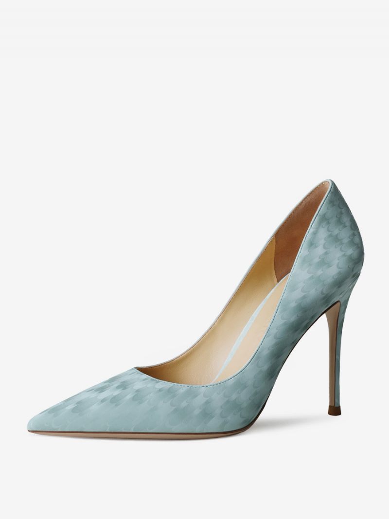 Naisten Korkokengät Print Pumps Stiletto Heel Dress - Vaalea Taivaansininen