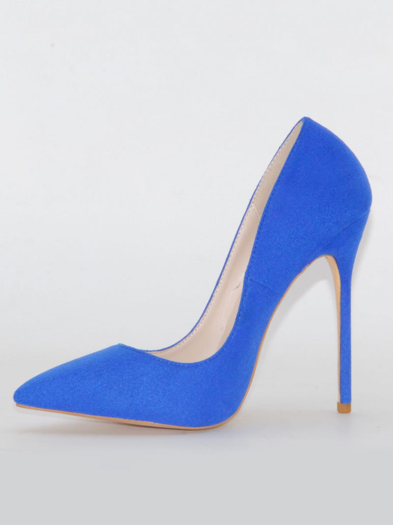 Naisten Korkokengät Teräväkärkiset Stiletto Heel Royal Blue -pumput Toimistoon - Kuninkaallisen Sininen