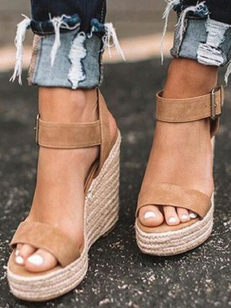 Naisten Terry Wedge -sandaalit Espadrille-sandaalit